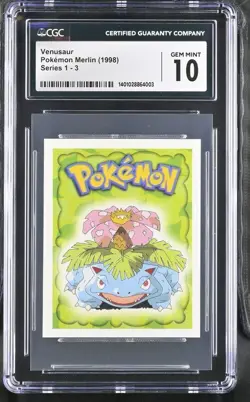 Pokemon Venusaur #3 Merlin Series 1 POP 6 - CGC 10 - Image 1