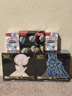 Pokemon TCG: Mega Evolution Enhanced Booster Box + Elite Trainer Box Set Bundle - Image 1