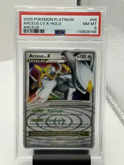 2009 Pokemon Arceus LV.X Holo Platinum Arceus 94/99 PSA 8 NM-MT - Image 1