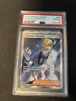 Pokemon TCG Colress's Tenacity 087/064 Shrouded Fable Ultra Rare Trainer - Image 1