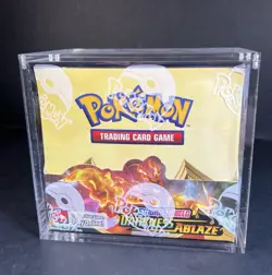 Darkness Ablaze Booster Box Pokemon TCG Sword & Shield Factory Sealed w/ Acrylic 820650817120 - Image 1