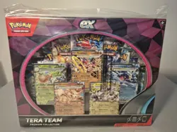 Pokemon TCG Tera Team Premium Collection Box - 9 Booster Packs Very Exclusive. - Image 1