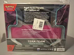 Pokemon TCG Tera Team Premium Collection Box - 9 Booster Packs Very Exclusive. - Image 2