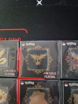Pokemon Striking Popping Candy 24k Gold Plated Sticker Lot 14 Including Pikachu - Image 4