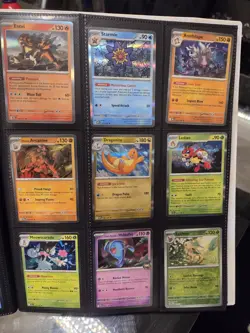 pokemon holo ex binder lot roaring moon charizard iron valiant eevee - Image 4