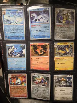 pokemon holo ex binder lot roaring moon charizard iron valiant eevee - Image 5