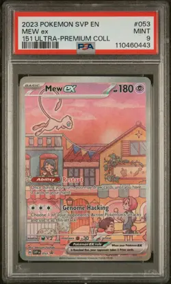 2023 Pokemon Svp En-Sv Black Star Promo #053 Mew Ex 151 Ultra-Premium Coll PSA 9 - Image 1