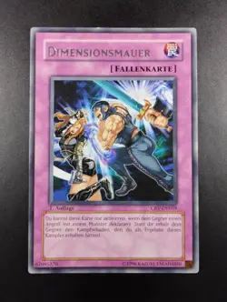 YUGIOH 2005 | DIMENSION WALL | CRV-DE059 | 1ST | GERMAN | RARE | VERY GOOD (MP) - Image 5
