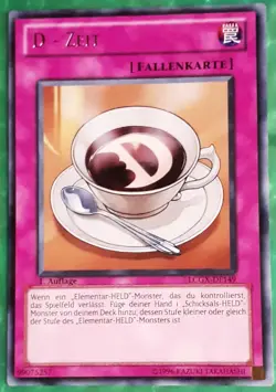 Yu-Gi-Oh LCGX-DE149, D - Zeit, "near mint" - 1. Auflage - Image 1