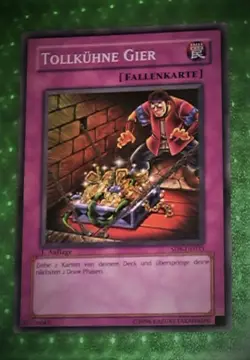 Yu-Gi-Oh SD8, Tollkuhne Gier "near mint", Common, 1. Auflage NEU - Image 1