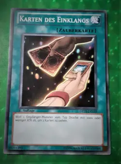 Yu-Gi-Oh DP10-DE019, Karten des Einklangs, Rare, "excellent", 1.Auflage - Image 1