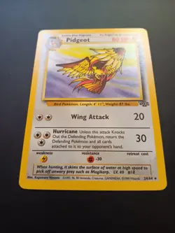 Pokemon TCG Pidgeot Jungle Card 24/64 Unlimited Non-Holo Rare NM/M - Image 1