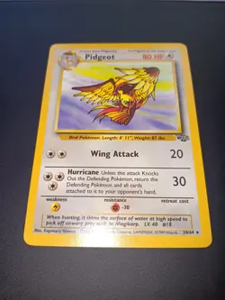 Pokemon TCG Pidgeot Jungle Card 24/64 Unlimited Non-Holo Rare NM/M - Image 2