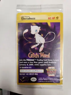 Pokemon First Movie Electabuzz Promo Card SEALED Mint #2 - Image 1