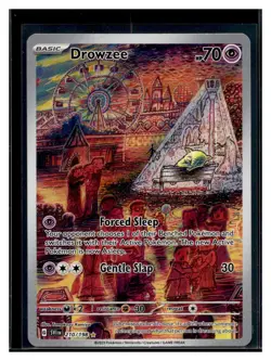 Pokemon TCG Drowzee Scarlet & Violet Base Set Holo Illustration Card 210/198 - Image 1