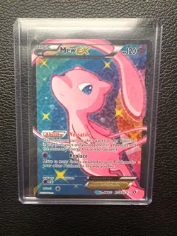 Pokemon TCG Mew EX RC24/RC25 and Reshiram Full Art Secret Rare Holo Card 114/113 - Image 1