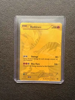 Pokemon TCG Mew EX RC24/RC25 and Reshiram Full Art Secret Rare Holo Card 114/113 - Image 3