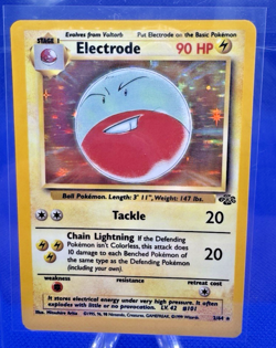 Pokemon TCG Electrode Holo Rare Card 2/64 Jungle Set 1999 - Image 3