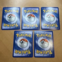 Pokemon Diamond And Pearl Reverse Holo Bundle 5X Cards - Image 2