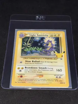 Pokemon Card TCG - Light Toxtricity SWSH137 Black Star Promo Celebrations NM - Image 1