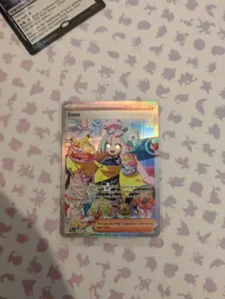 Pokemon TCG Paldea Evolved Iono Full Art Holo Card 269/193 Special Illustration - Image 1
