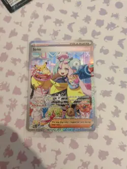 Pokemon TCG Paldea Evolved Iono Full Art Holo Card 269/193 Special Illustration - Image 3