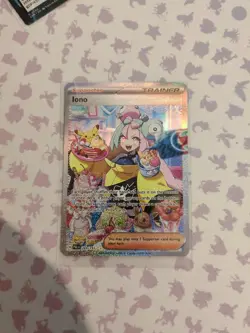 Pokemon TCG Paldea Evolved Iono Full Art Holo Card 269/193 Special Illustration - Image 5