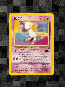 Mew 8 Black Star Promo Pokemon League Card 'MINTY MEW' WOTC Promo MINT - Image 4