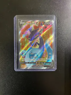 Pokemon TCG Dragapult v Rebel Clash Holo Card Full Art Ultra Rare 183/192 - Image 1