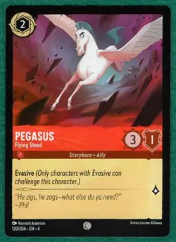 Pegasus - Flying Steed - Ursula's Return #120 - Disney Lorcana TCG Card - Image 1