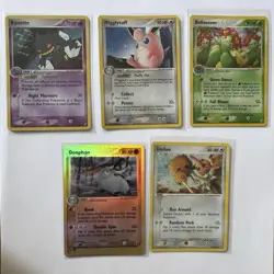 Vintage Pokemon 11 Card Holo Lot E Readers, Stamps And More! - Image 3