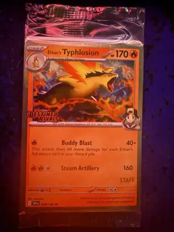 Pokemon Sealed Destined Rivals STAFF Prerelease Promos All 4x Cards - Image 1