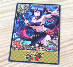 Akeno Himejima High School DxD Goddess Anime Waifu Art Card - Image 1