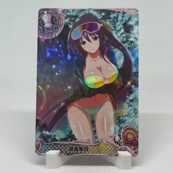 High School DxD Akeno Himejima Goddess Story Anime Waifu ACG Foil Card - Image 1