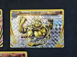 3 Pokemon Break Cards - Arcanine XY180, Yveltal 66/114, Machamp 60/108 LP/MP - Image 3