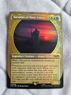 Saruman of Many Colors (Showcase FOIL) - LOTR: Tales of Middle Earth MTG - Image 1