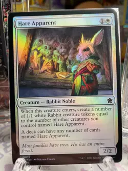 Hare Apparent - MTG -Foundations Foil - Image 1