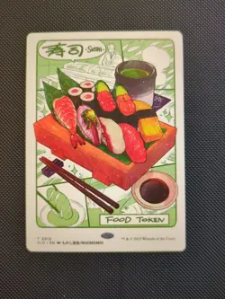 Oishii Food Token Sushi 2012 Secret Lair NM / M Non Foil Regular - Image 1
