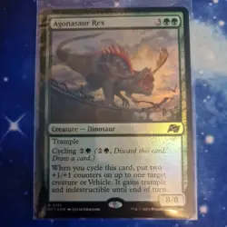 MTG - Agonasaur Rex - Foil - NM or Better - Image 1
