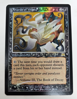Words of Waste - FOIL - Onslaught - NM - MTG - Image 1