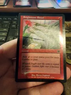 Onslaught MTG FOIL Brightstone Ritual Magic - Image 1