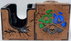 MTG Commander Deck Box SULTAI BLACK/GREEN/BLUE Magic the Gathering - Image 1