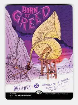 MTG: Horn of Greed | Secret Lair Drop Series 2018 NM - Image 1