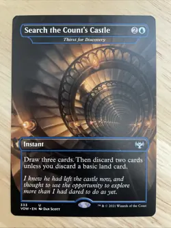 MTG Search the Count's Castle - Thirst for Discovery #333 Regular VOW NM/M - Image 1