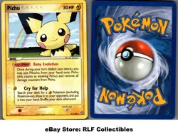 2007 Pokemon, EX Power Keepers, #21/108 Pichu, Rare (c) - Image 1