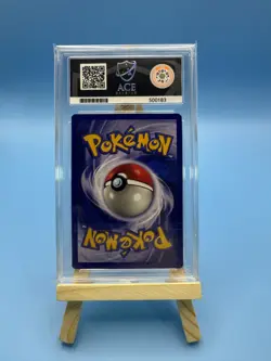 1999 Pokemon WB First Movie DRAGONITE Black Star Promo #5 - ACE 5 Graded - Image 2