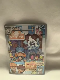 Pokemon TCG Vanillish Paradox Rift 190/182 Holo Illustration Rare Card - Image 1