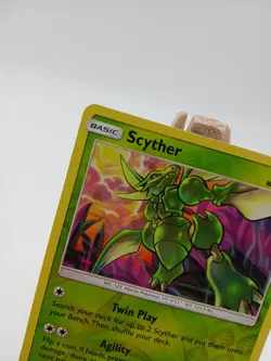 Scyther 4/168 - Celestial Storm - Rare Reverse Holo LP Pokemon Card, 2018 - Image 2