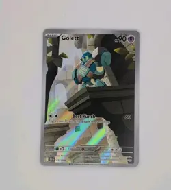 Pokemon TCG Black Bolt Illustration Rare Card Golett 122/086 English NM - Image 1