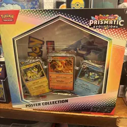NEW Pokemon TCG S&V Prismatic Evolutions Poster Collection Box FACTORY Sealed!! - Image 1